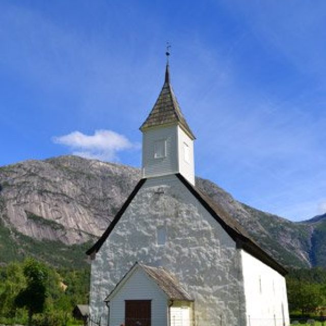 The old Eidfjord church