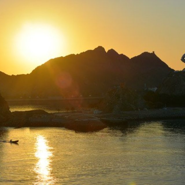 Sailing into Muscat